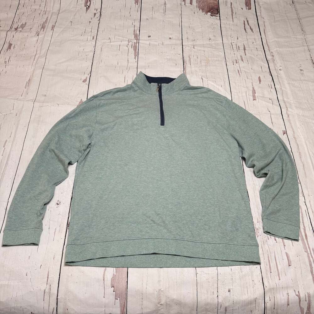 Southern Proper Canal Quarter Zip Sage XL